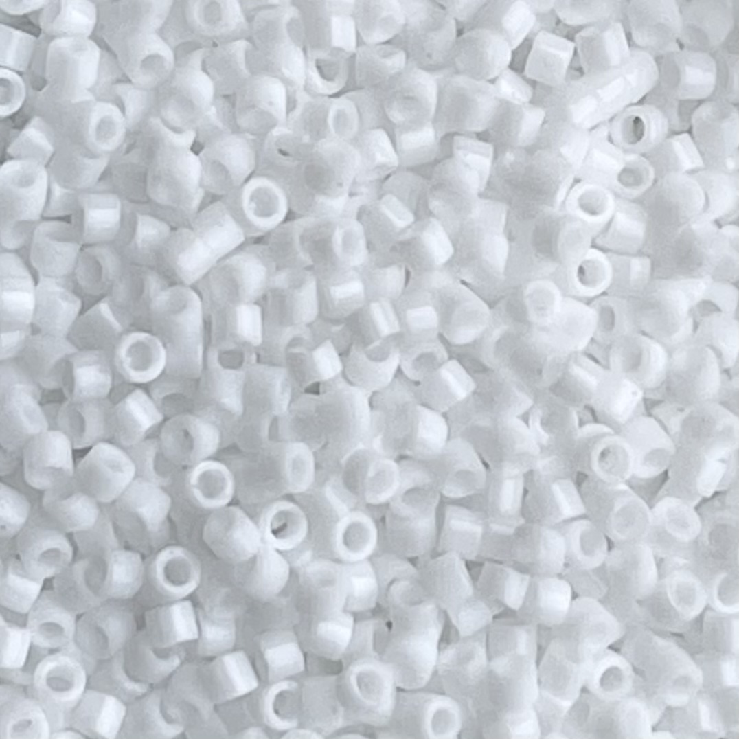 Delica Bead Chalk White - Image 1