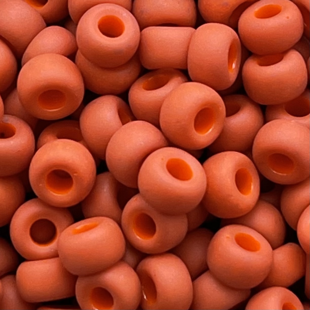 Rocalla Miyuki #6  Matte Opaque Terracotta - Image 1