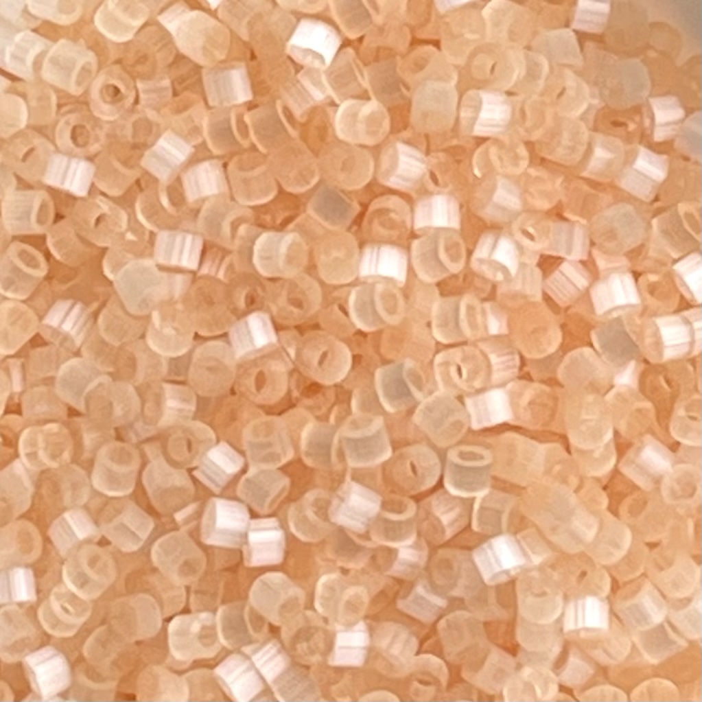 Delica Bead Lt Peach Silk Satin
