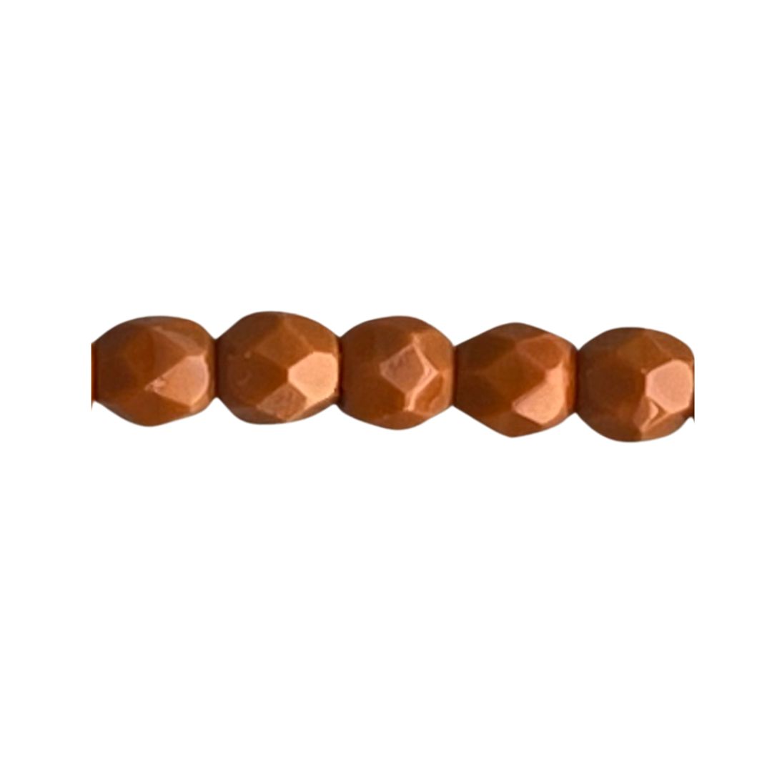 FirePolish 4mm Umber 50bds - Image 1