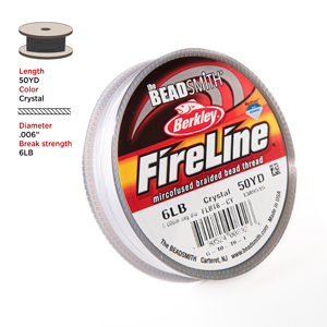 6 LB FireLine Crystal X 50 YRD