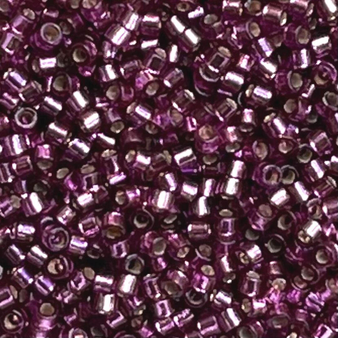 Delica Bead SilverLined Duracoat Lilac - Image 1