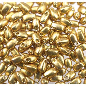 Long Drop 3x5.5mm Duracoat Galvanized Gold