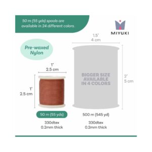 Miyuki Beading Thread Nutmeg - 50mts - Image 2