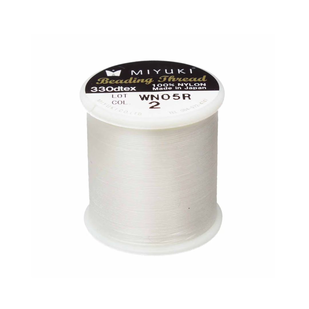 Miyuki Beading Thread EggShell x 50 Mt - Image 1