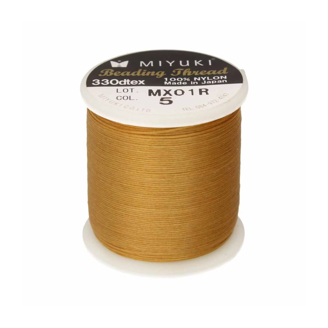 Miyuki Beading Thread Gold x 50 mts - Image 1