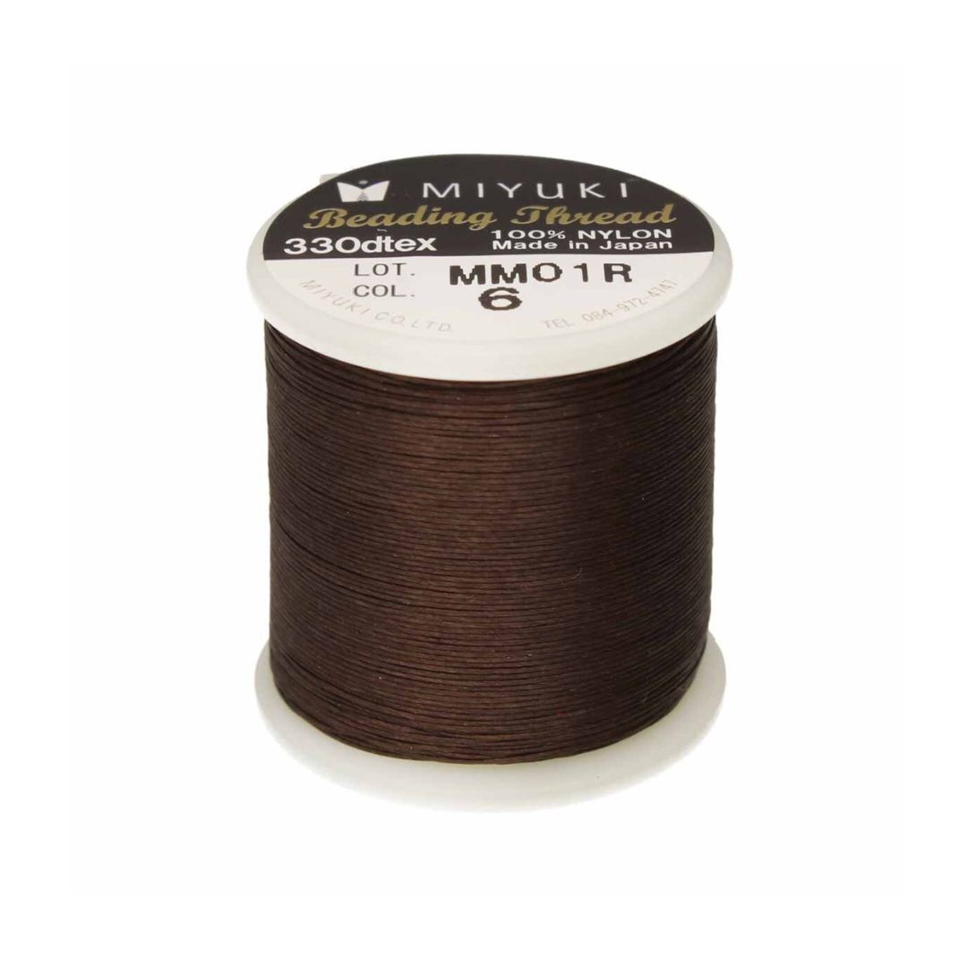 Miyuki Beading Thread Brown x 50 Mt - Image 1