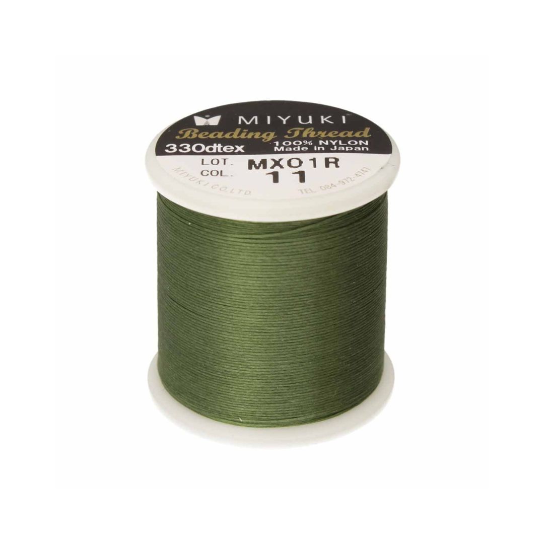 Miyuki Beading Thread Green X 50 Mt - Image 1