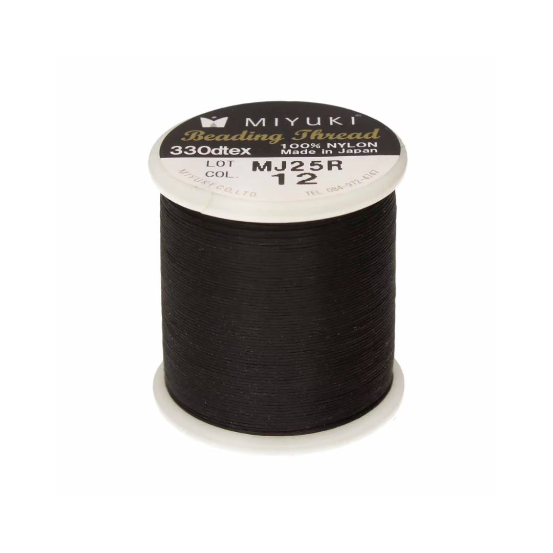 Miyuki Beading Thread Black x 50 Mt - Image 1