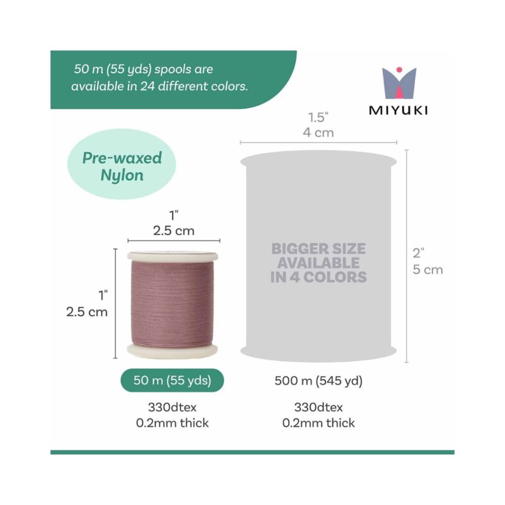 Miyuki Beading Thread Rose x 50 mt