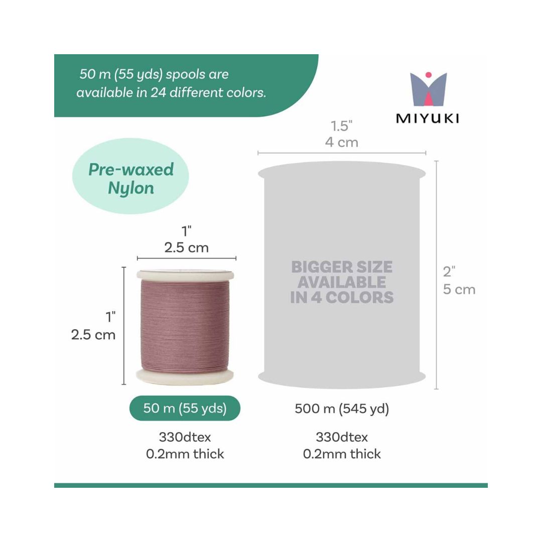 Miyuki Beading Thread Rose x 50 mt - Image 2