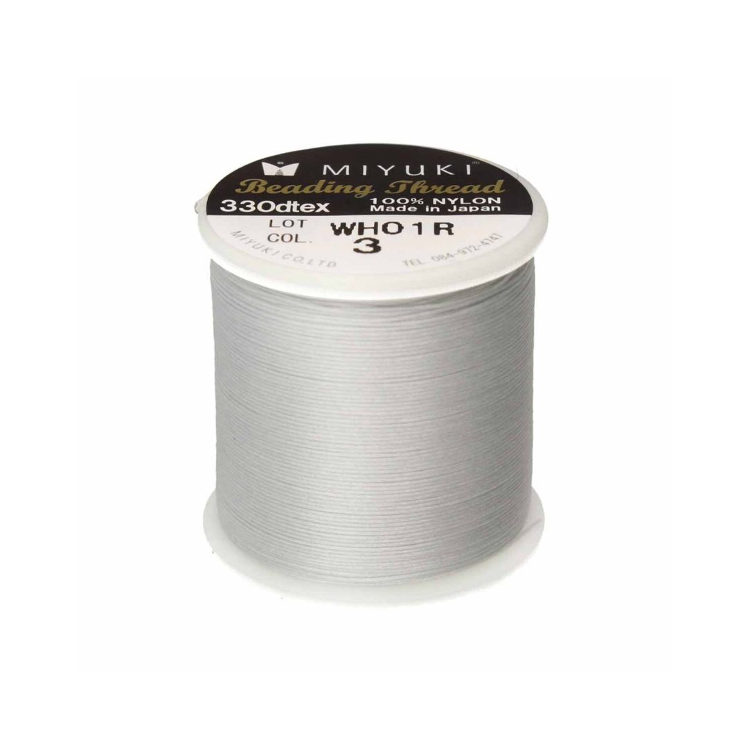 Miyuki Beading Thread Silver X 50 Mt - Image 1