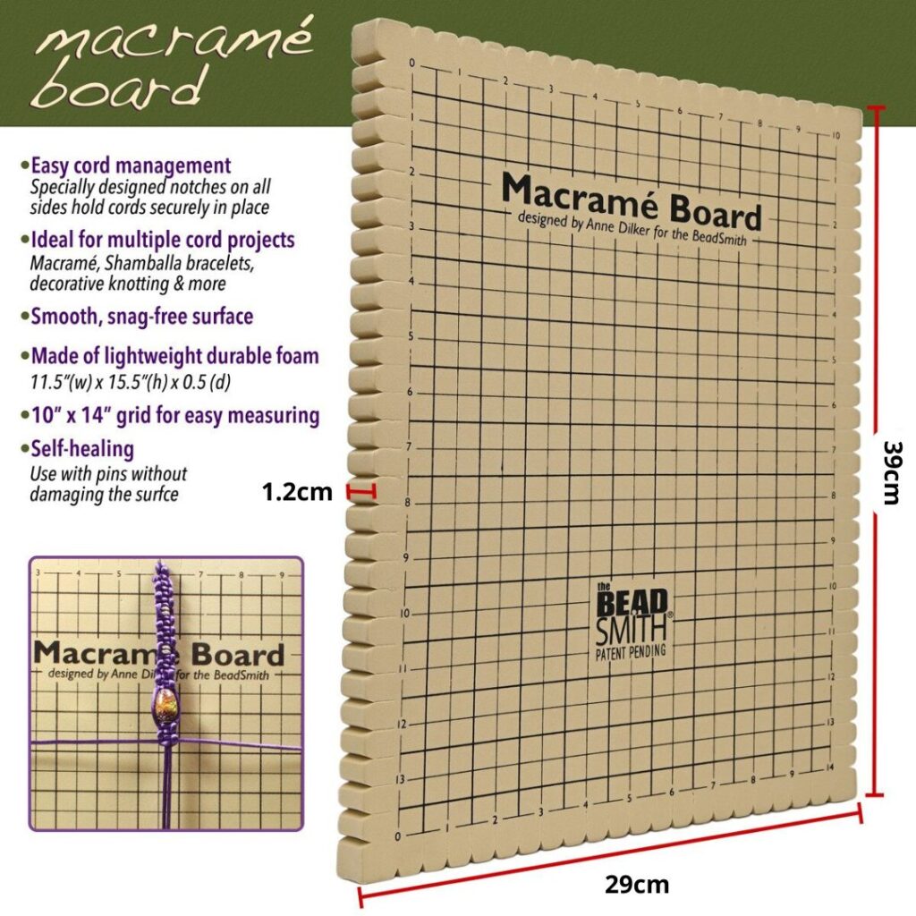 Beadsmith Macrame Board - Grande
