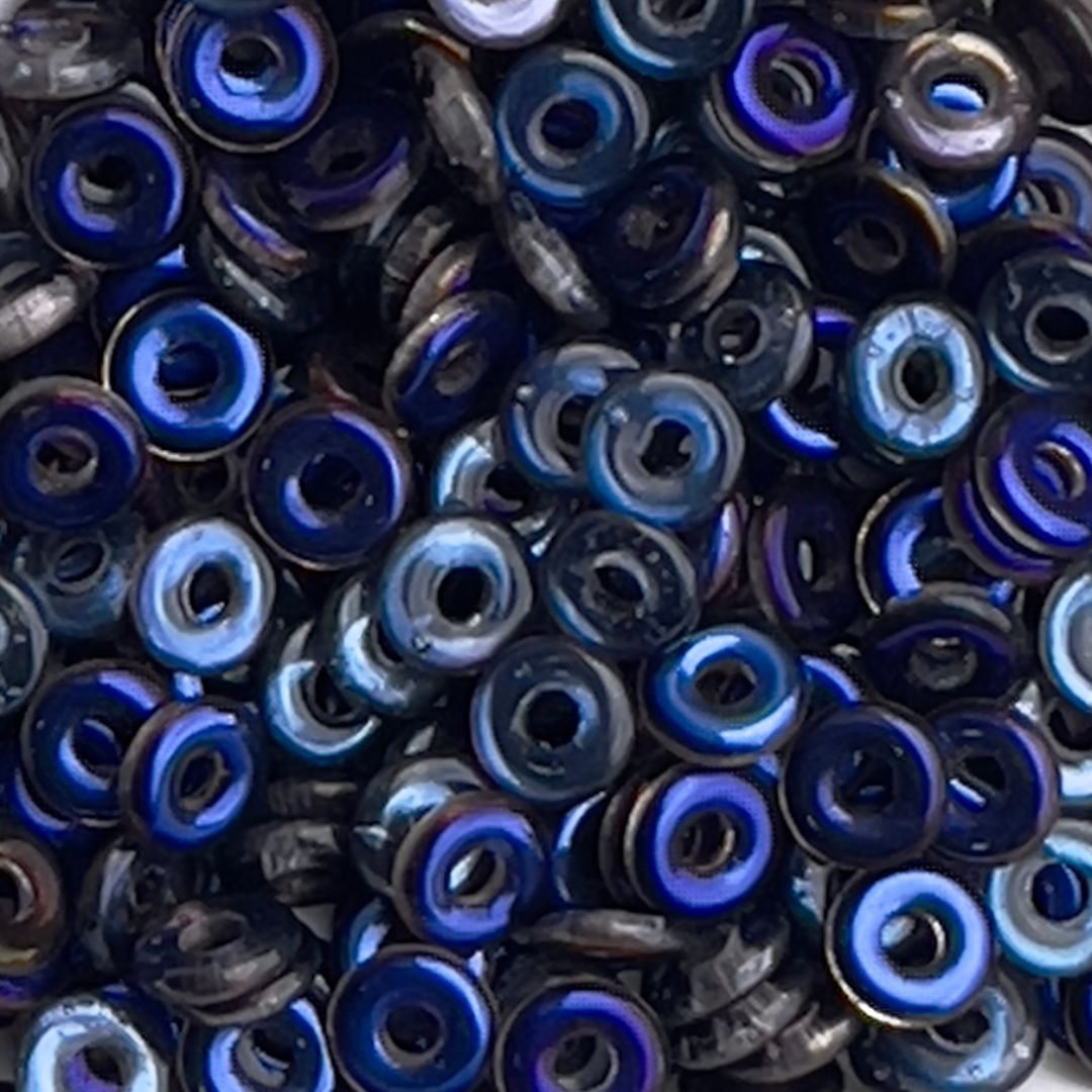 O Beads 3,8 x 1 mm Crystal Azuro - Image 1