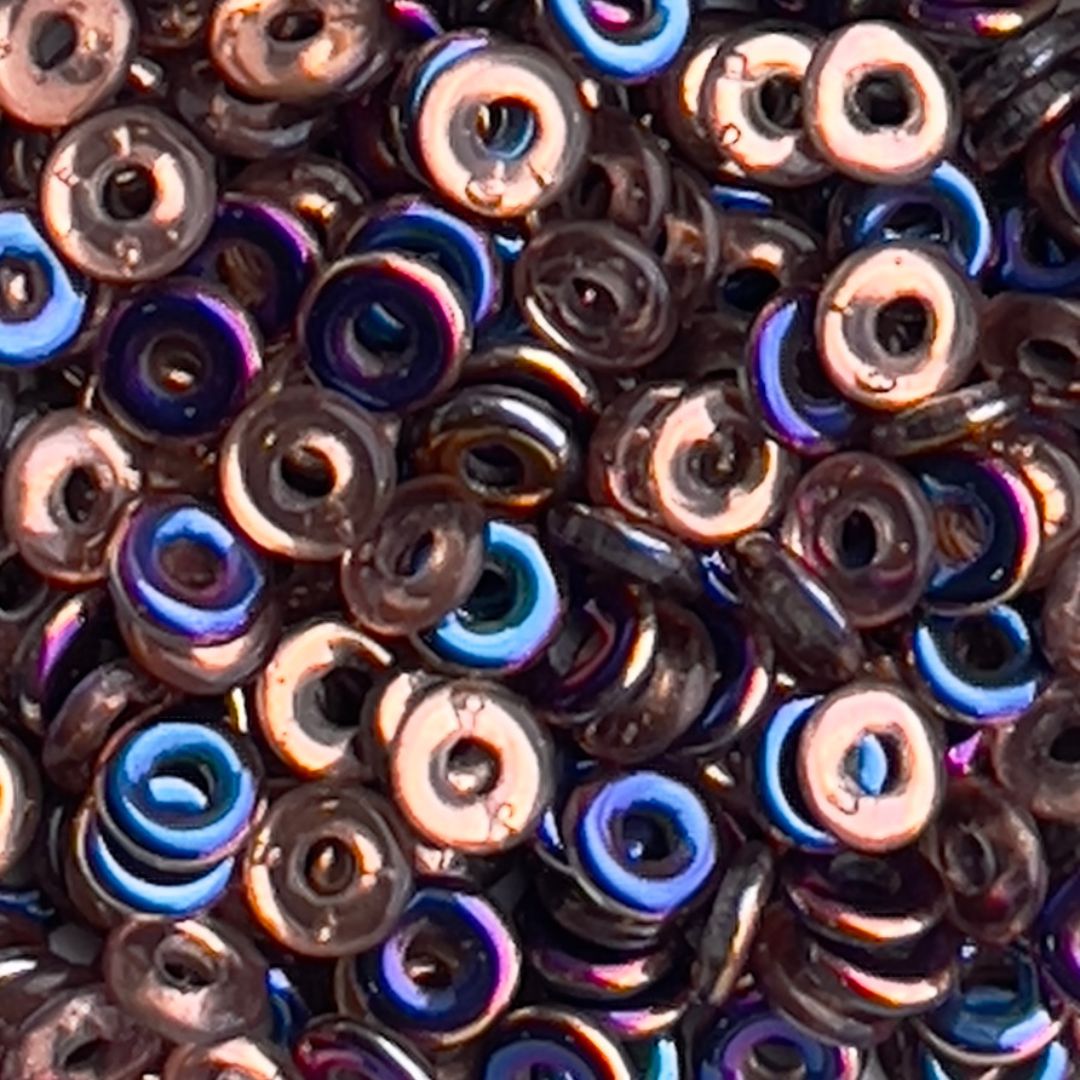 O Beads 3,8 x 1 mm Crystal Sliperit - Image 1