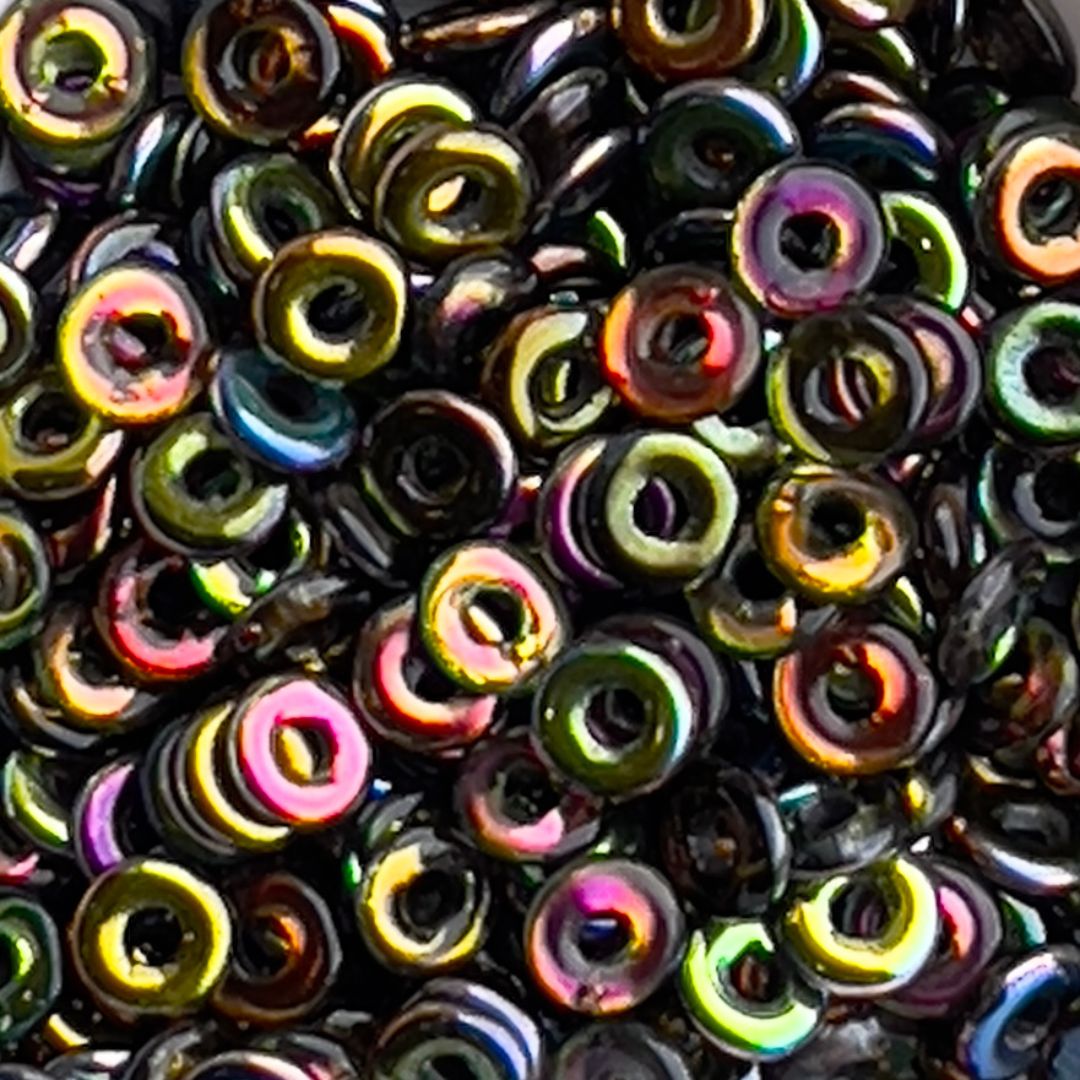 O Beads 3,8 x 1 mm Magic Blue - Image 1