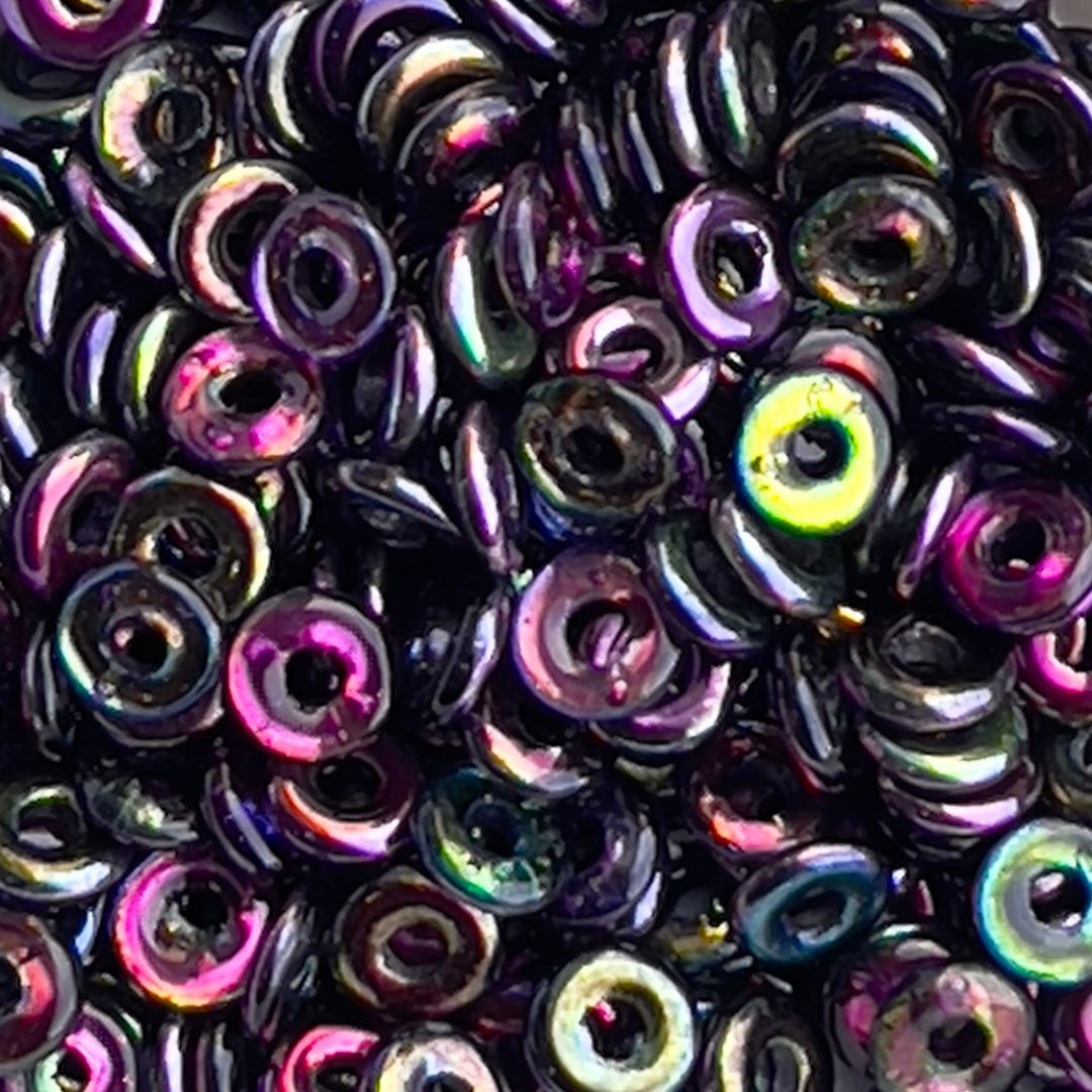 O Beads 3,8 x 1 mm Magic Purple - Image 1