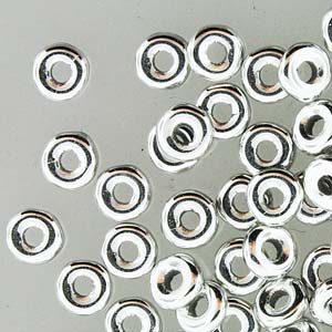 O Beads 3,8 x 1 mm Jet Full Labrador x 10 grs