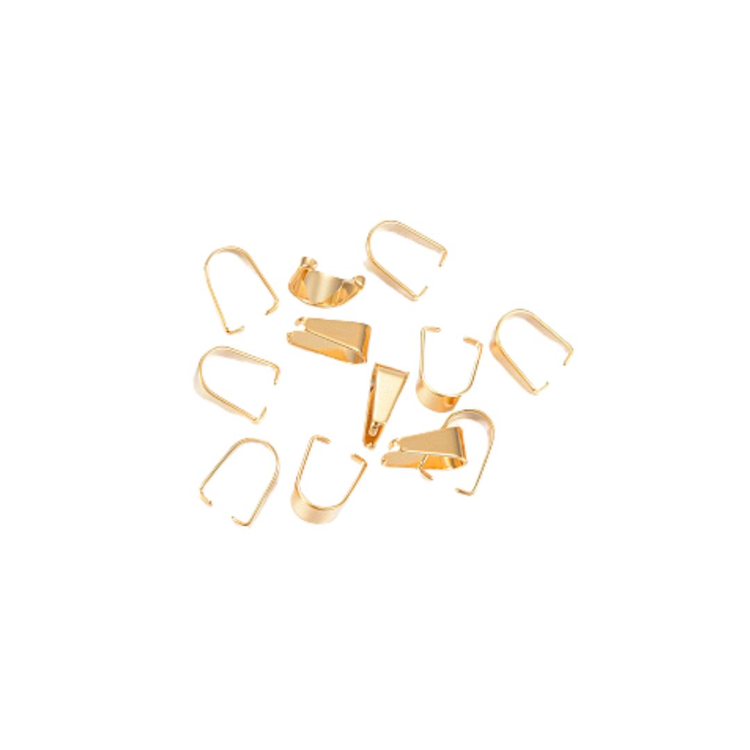 Broche Pasacadena Dije Dorado Acero - 12und - Image 1