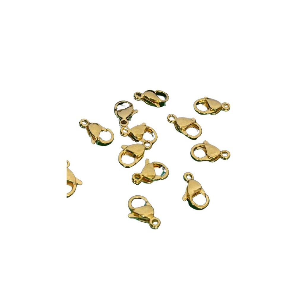 Broche Dorado Pico Loro #11 Acero - 12und
