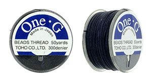 One-G Thread 50 Yard Spool: Navy
