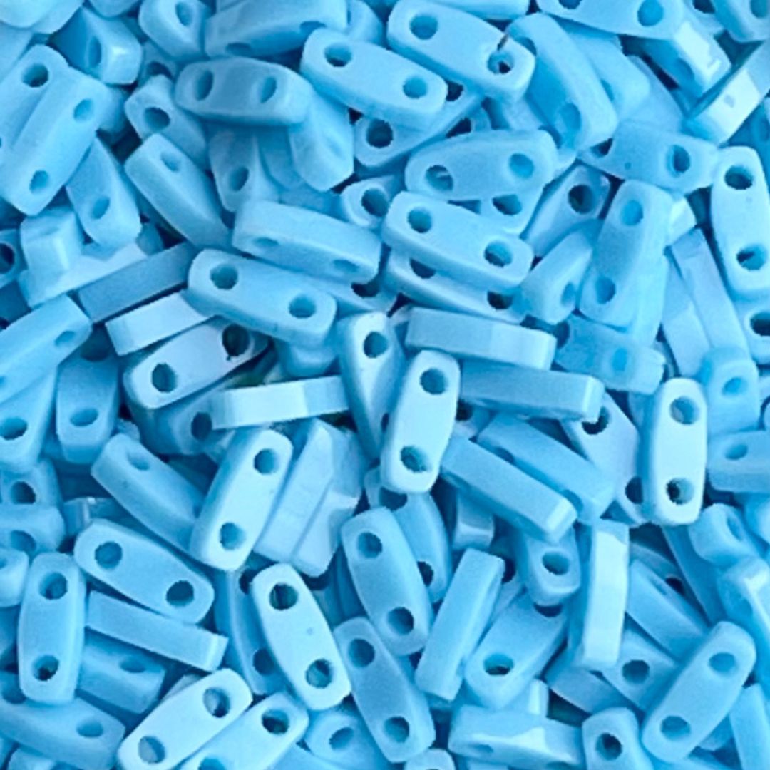Quarter Tila Opaque Turquoise Blue - Image 1
