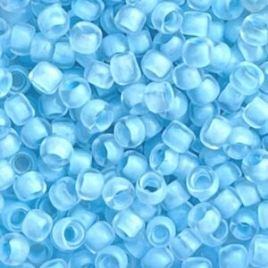 Round #8 Inside-Color Crystal/Neon Ice Blue-Lined