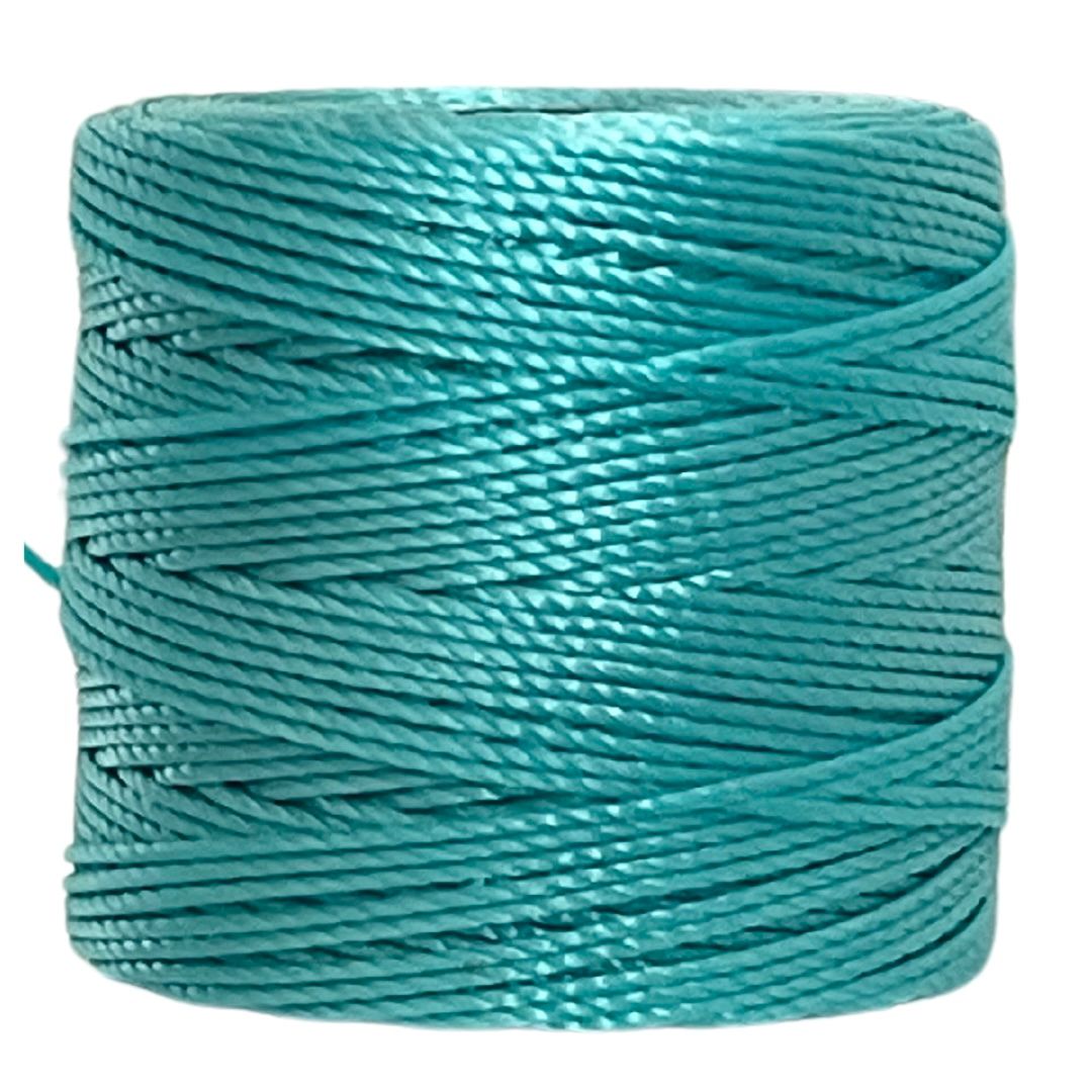 S-LON Tex210 Bead Cord Aqua - .55 X 77 YD aprox. - Image 1
