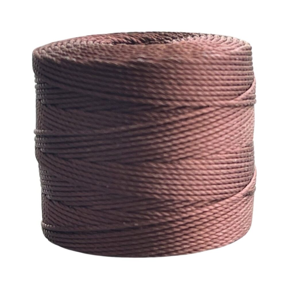 S-LON Tex210 Bead Cord Brown - ,55 X 77 YRD aprox.