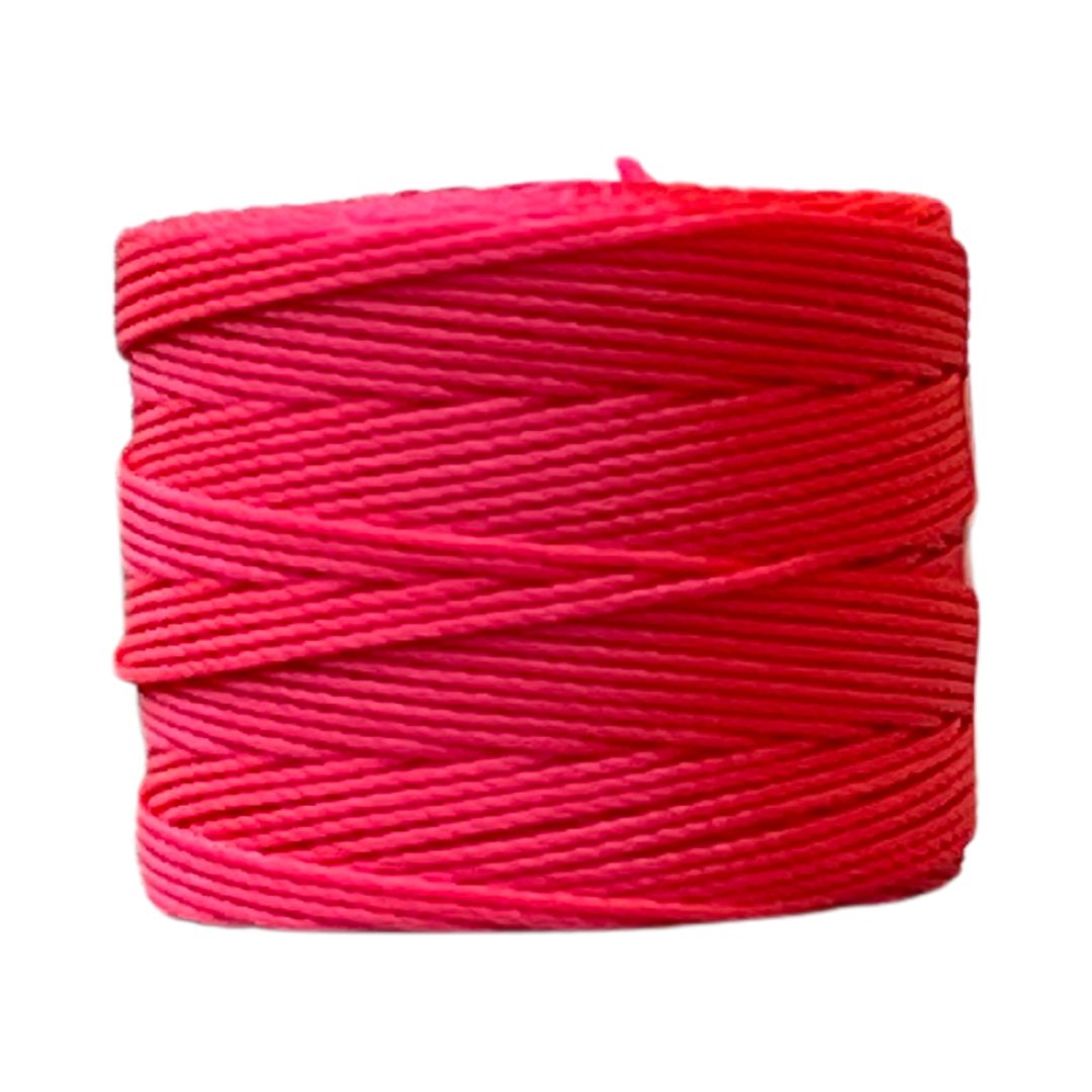 S-LON Tex210 Bead Cord Bright Coral - .55 X 77 YD aprox. - Image 1