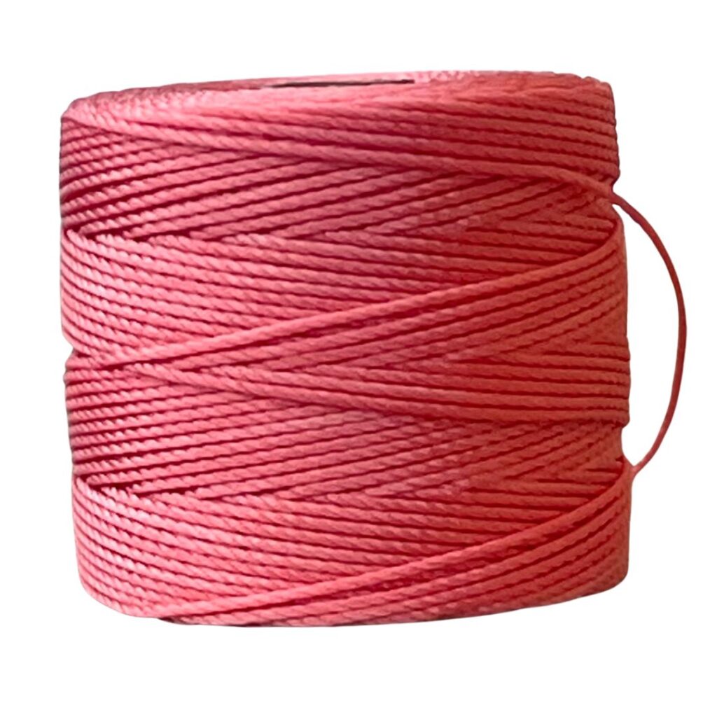 S-LON Tex210 Bead Cord Chinese Coral - 0,55 X 77 YRD aprox.