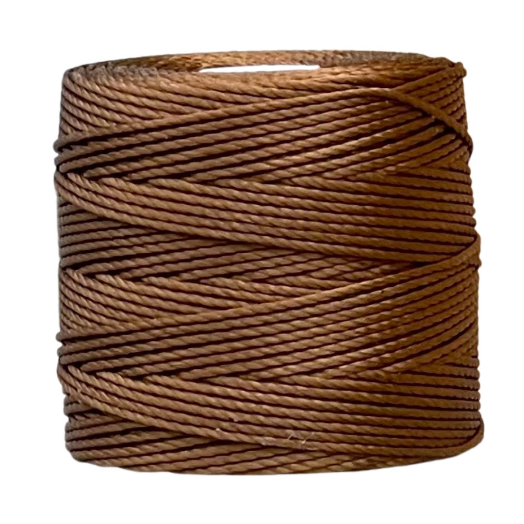 S-LON Tex210 Bead Cord Milk Chocolate - ,55 X 77 YD aprox. - Image 1