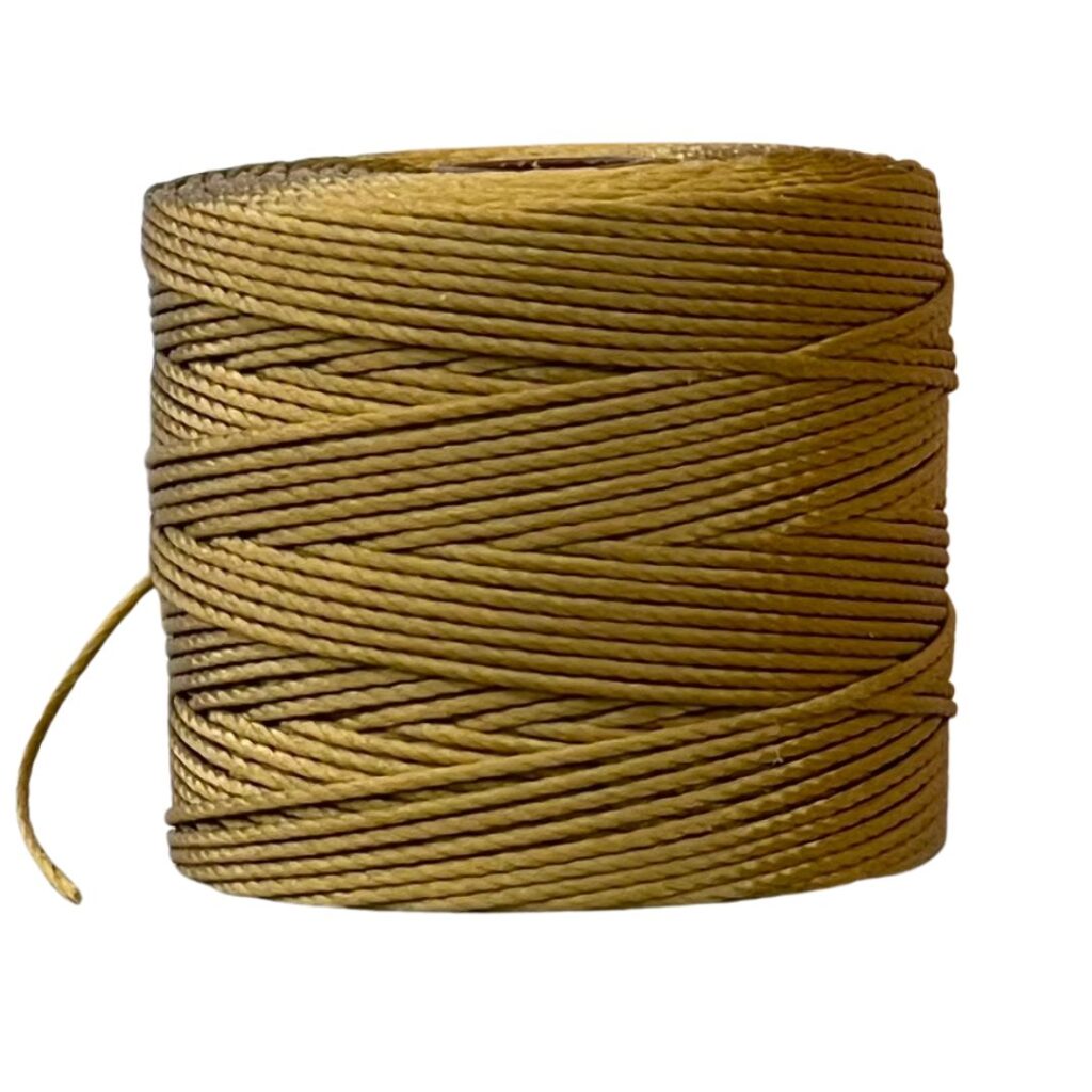 S-LON Tex210 Bead Cord Golden Olive - ,55 X 77 YRD aprox.