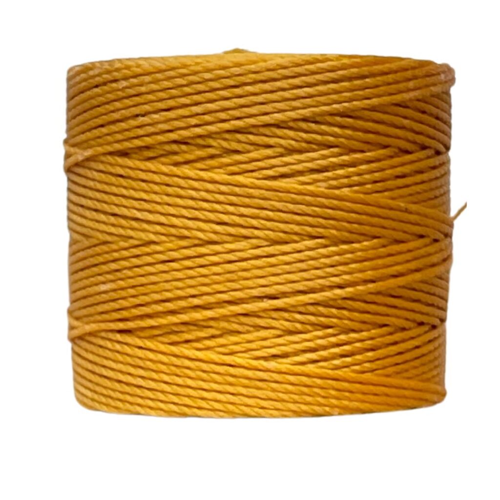 S-LON Tex210 Bead Cord Lt Gold - ,55 X 77 YRD aprox.