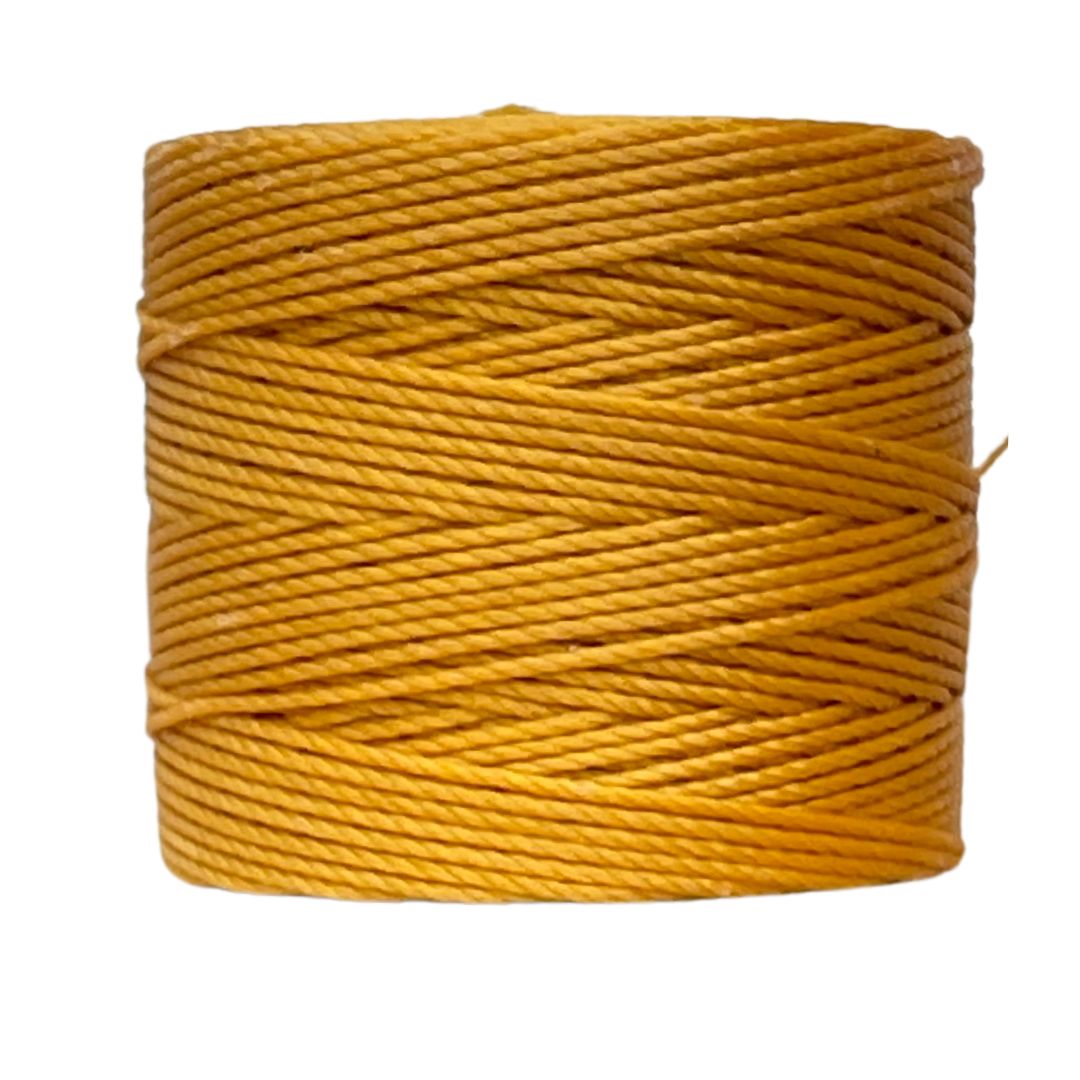 S-LON Tex210 Bead Cord Lt Gold - ,55 X 77 YRD aprox. - Image 1