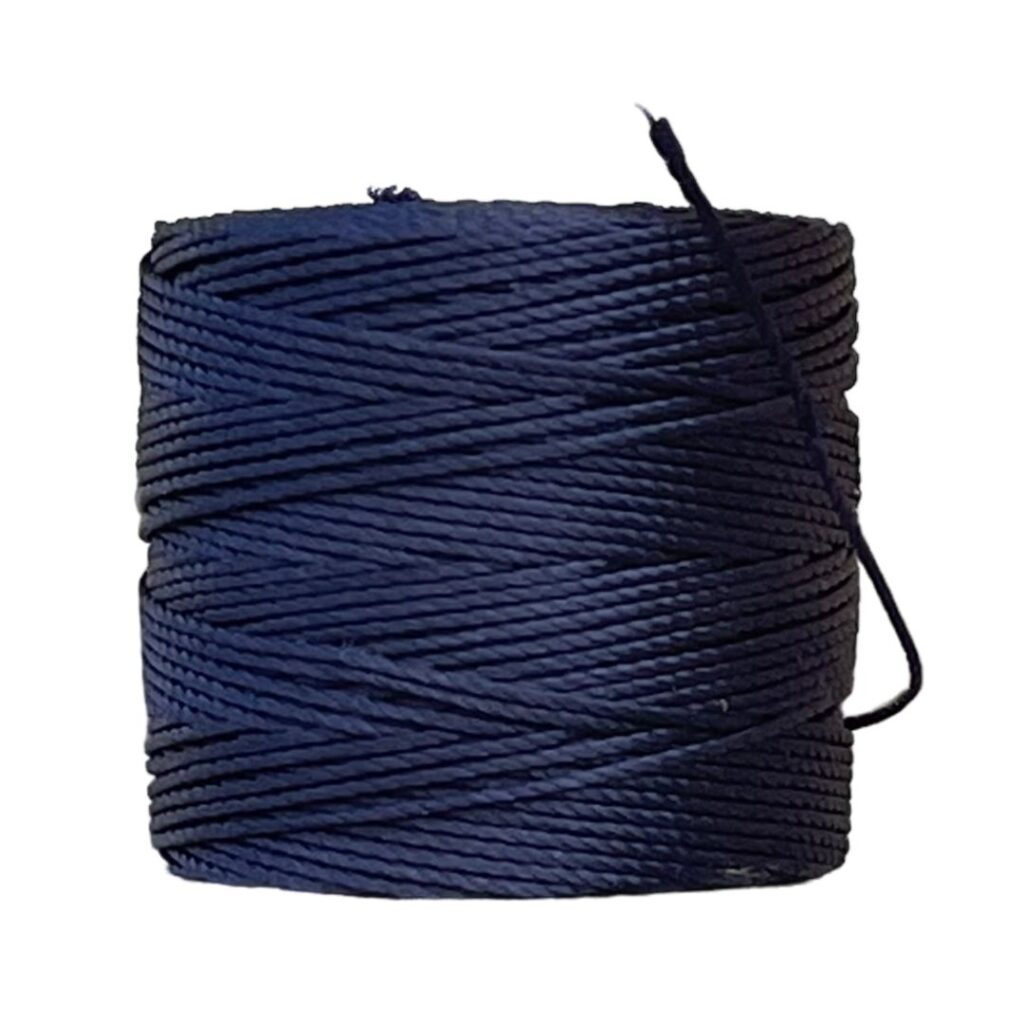 S-LON Tex210 Bead Cord Navy - ,55 X 77 YRD aprox.