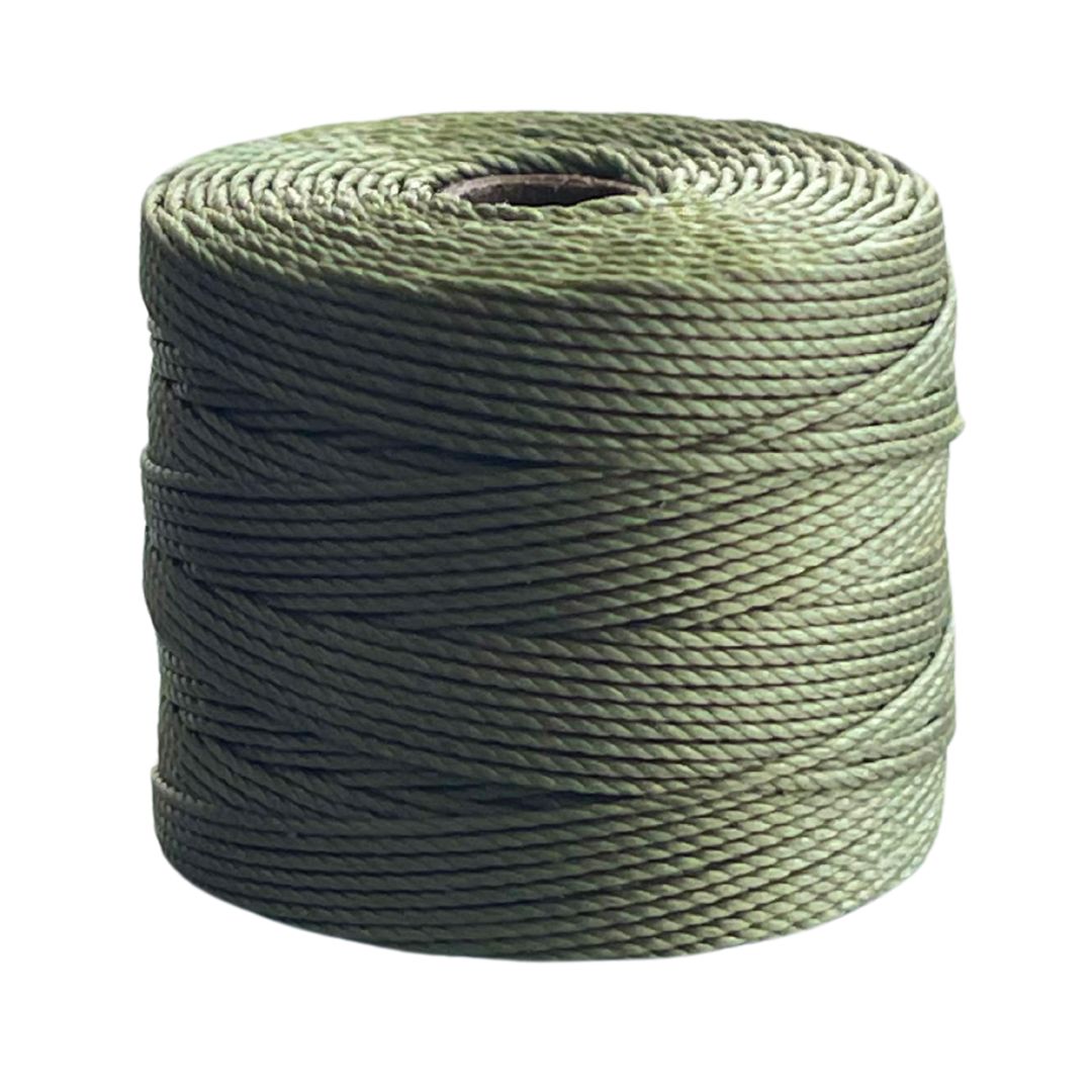 S-LON Tex210 Bead Cord Olive - ,55 X 77 YRD aprox. - Image 1