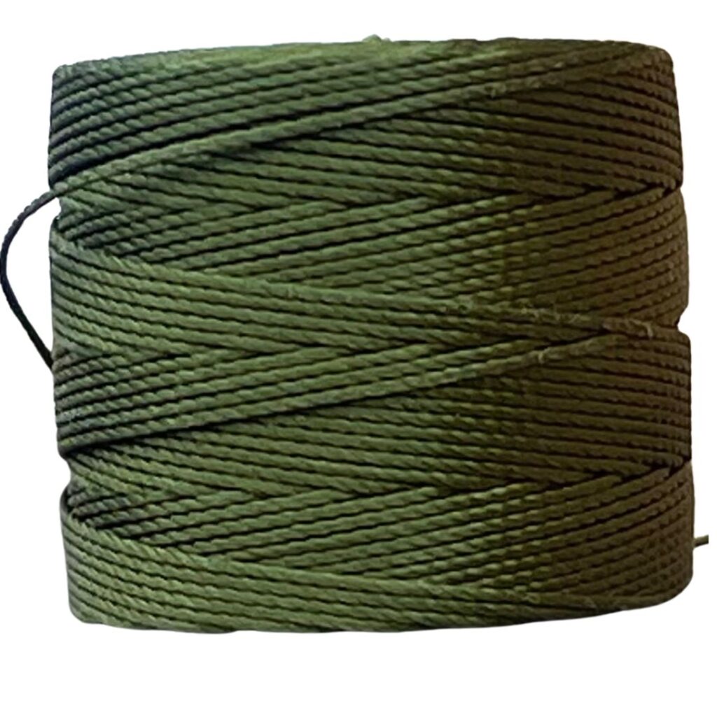 S-LON Tex210 Bead Cord Olivine ,55 x 77 YRD aprox.