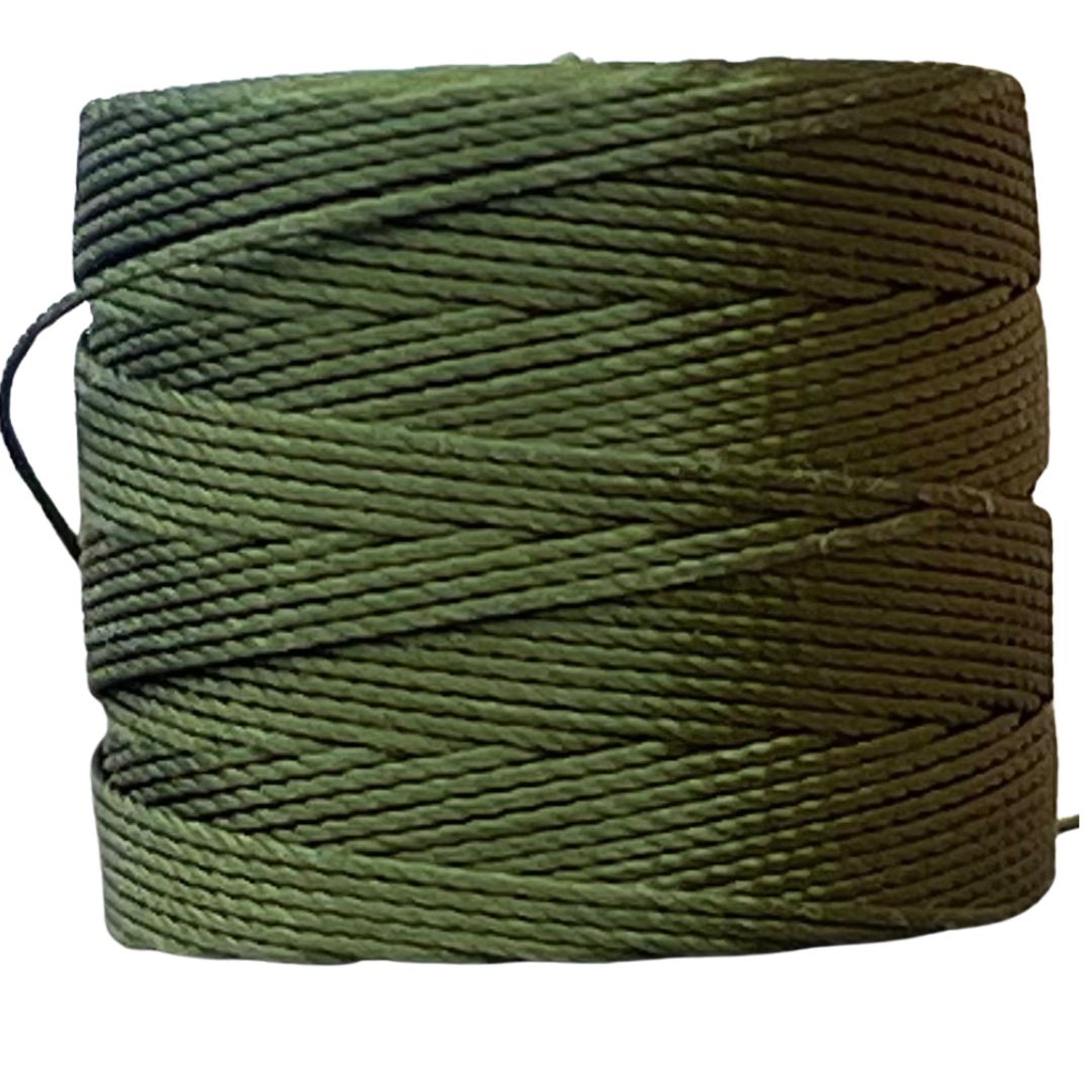 S-LON Tex210 Bead Cord Olivine ,55 x 77 YRD aprox. - Image 1