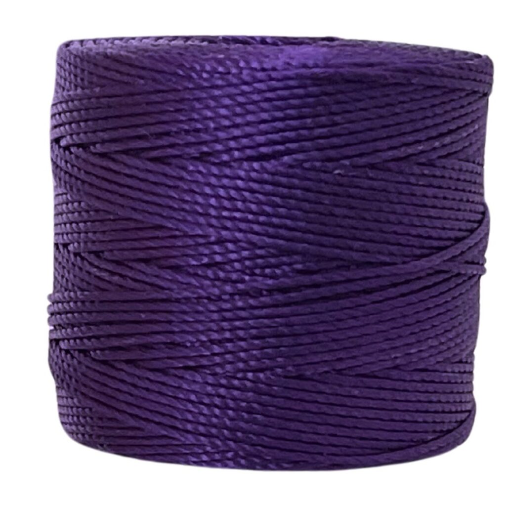 S-LON Tex210 Bead Cord Purple - ,55 X 77 YRD aprox.