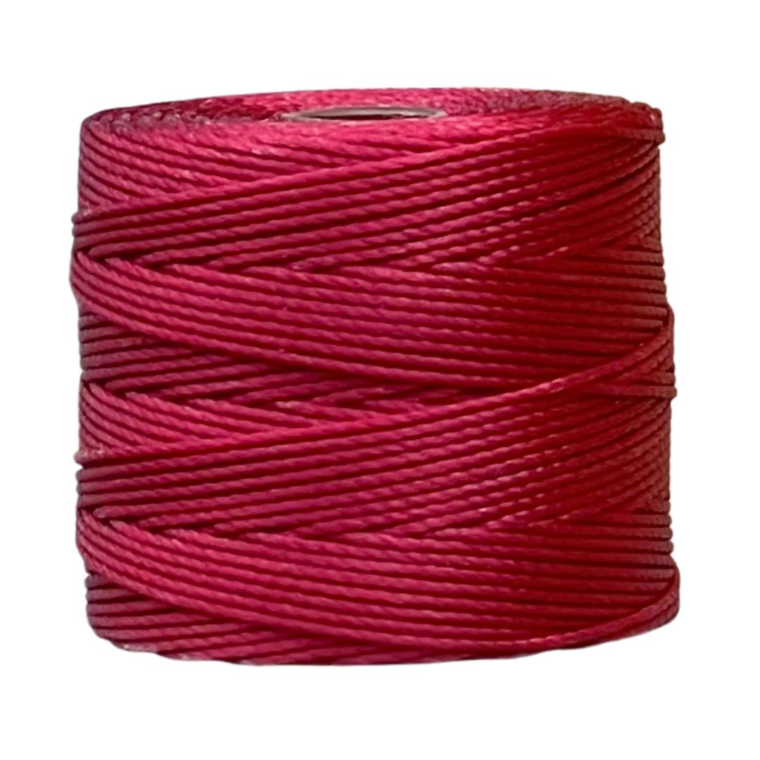 S-LON Tex210 Bead Cord Red Hot - .55 X 77 YD aprox. - Image 1