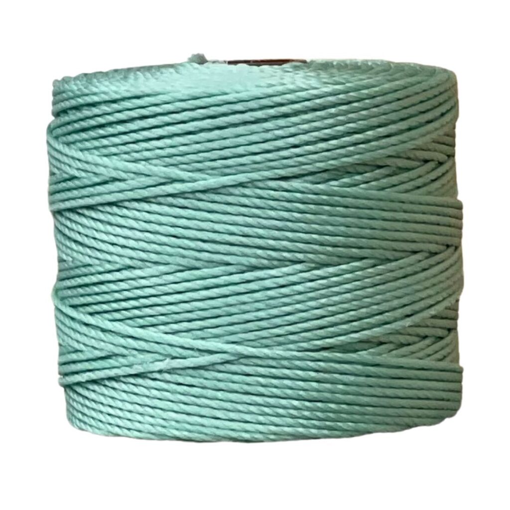 S-LON Tex210 Bead Cord Turquoise - ,55 X 77YD aprox.