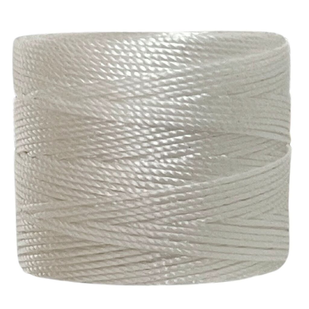 S-LON Tex210 Bead Cord White - ,55 X 77 YRD aprox.