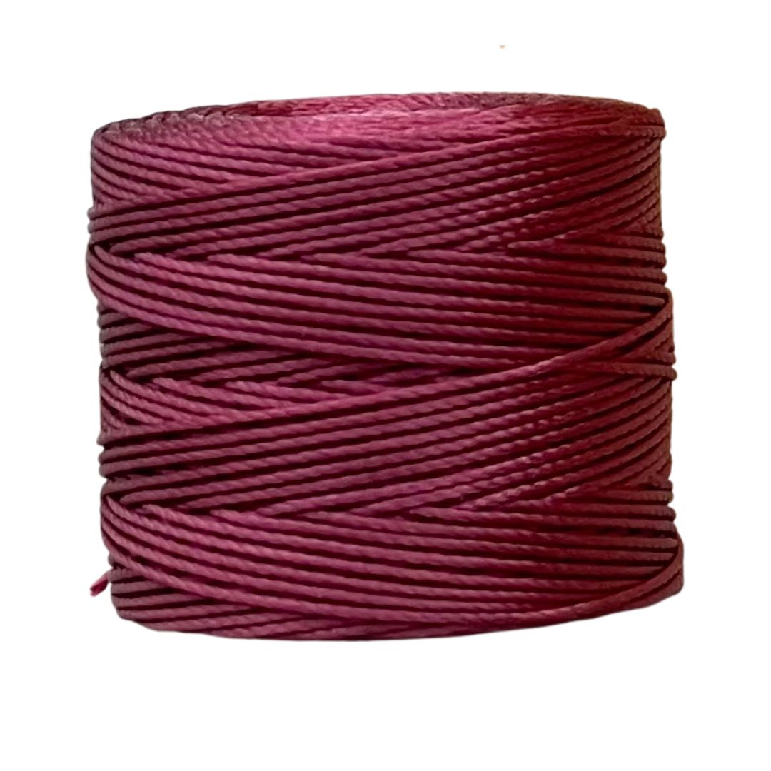 S-LON Tex210 Bead Cord Wine - ,55 x 77 Yrd aprox. - Image 1