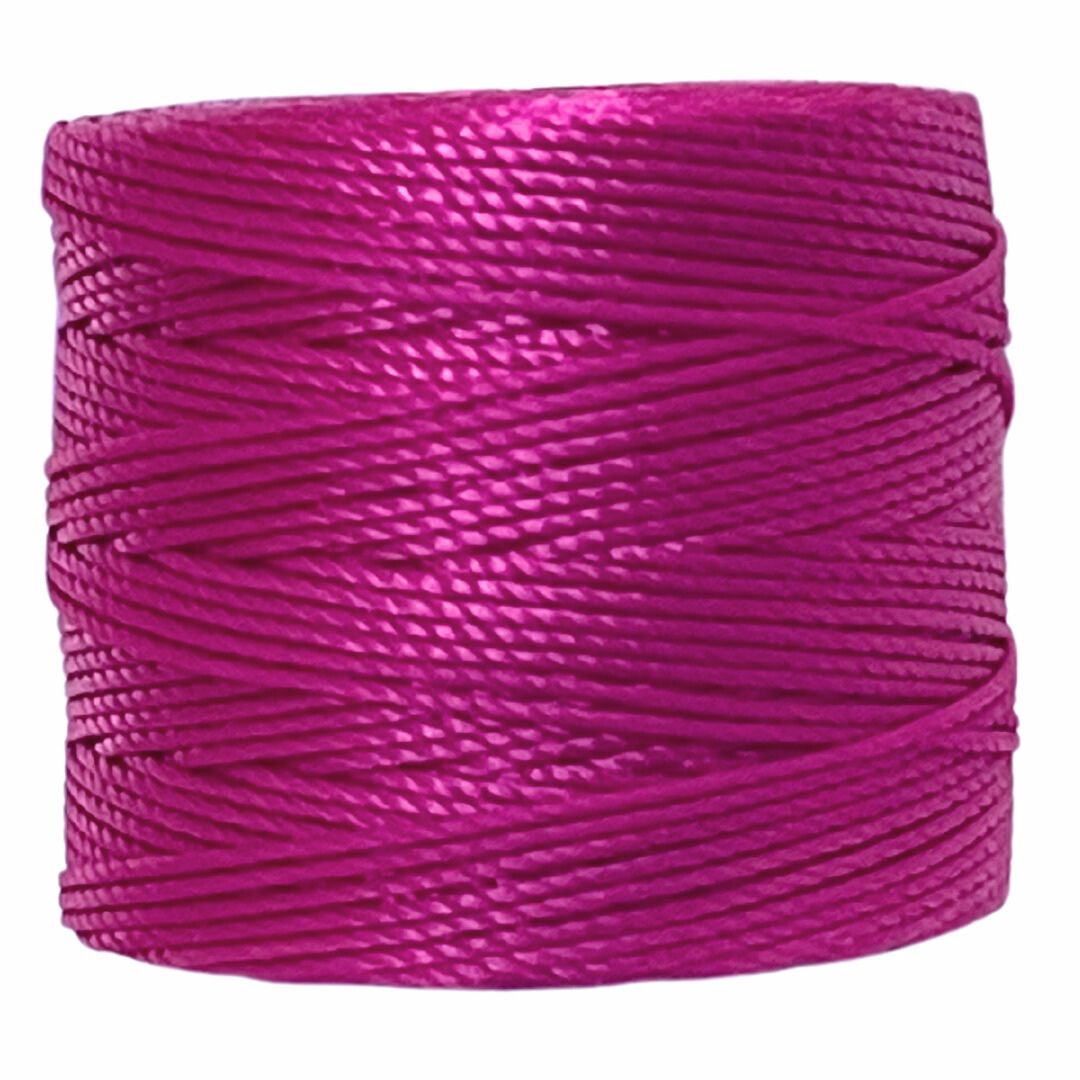 S-LON Tex210 Bead Cord Magenta - .55 X 77 YD aprox. - Image 1