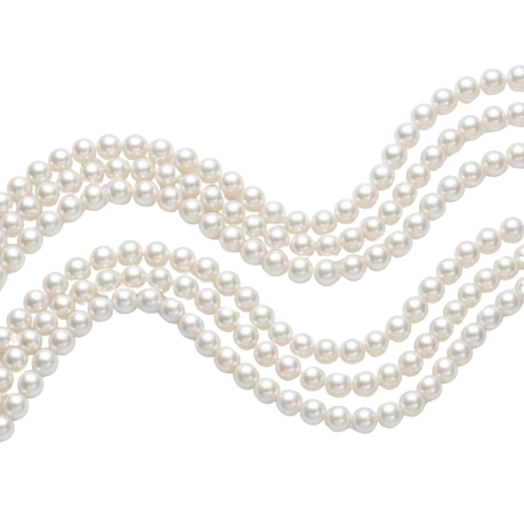 5810 White Pearl 6mm - Perla Blanca 6mm - 100und - Image 2