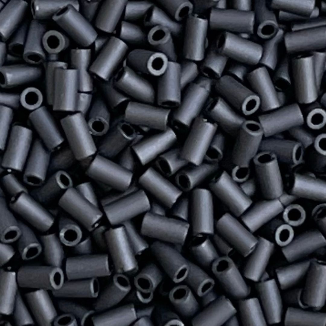 Bugle #1 (3mm) Matte-Color Opaque Gray - Image 1