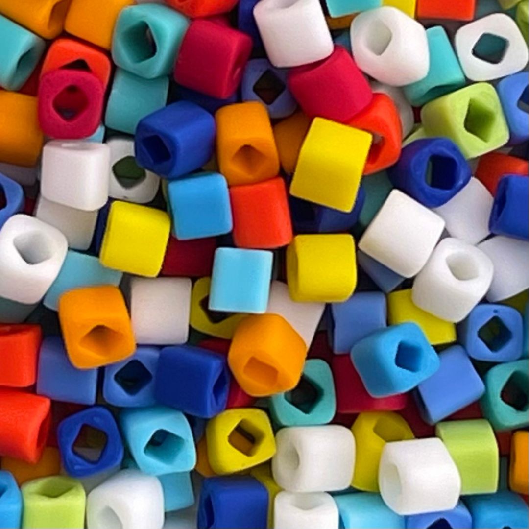 Toho Cube 3mm Opaque Frosted Birthday Mix - Image 1