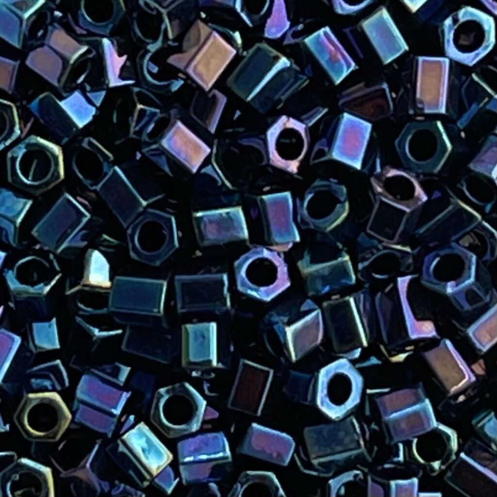 Toho Hexagon #8 Metallic Cosmos
