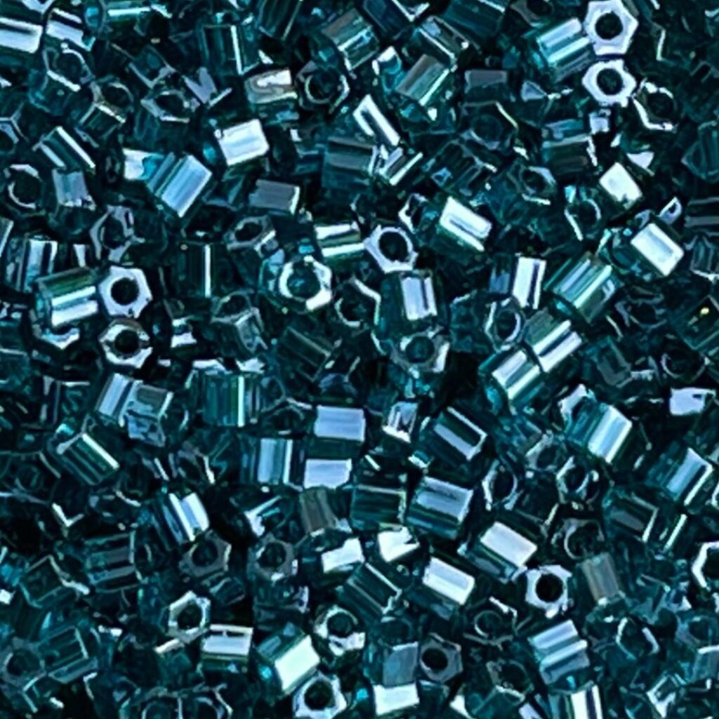 Toho Hexagon #11 Transparent Lustered Teal